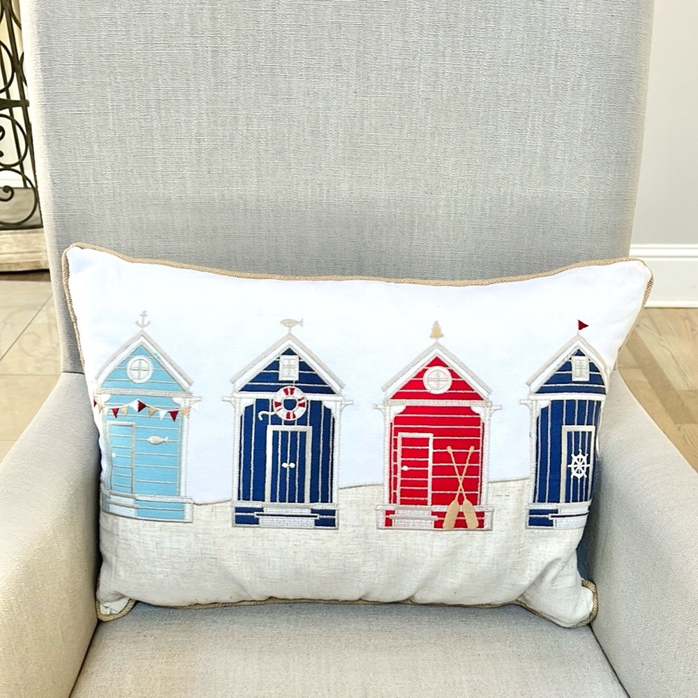 Beach Lumbar Decorative Pillow